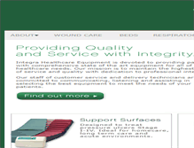 Tablet Screenshot of integraequipment.com